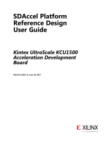 Xilinx Kintex UltraScale KCU1500 User manual