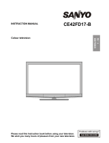 Sanyo CE42FD17-B User manual