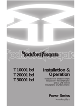 Rockford Fosgate T30001 BD User manual