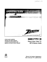 Zenith Sentry 2 Series Operation Manual & Warranty