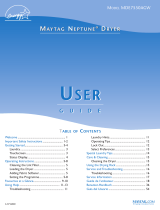 Maytag MDE7550AGW User manual