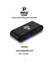 Pyle PBTR20 User manual