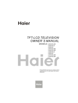 Haier L52A18-A Owner's manual