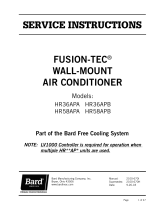 Bard FUSION-TEC HR36APA Service Instructions Manual