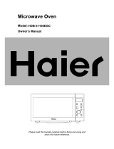 Haier HDB-31100EGC Owner's manual