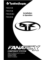 Rockford Fosgate Fanatic X FNX2614U Installation & Operation Manual