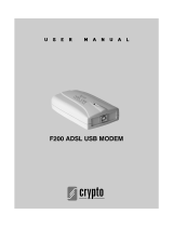 Crypto F200 User manual