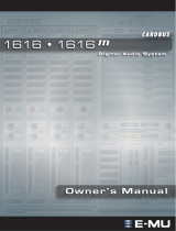 E-Mu 1616m Owner's manual