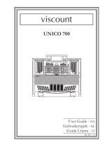 Viscount Unico 700 User manual