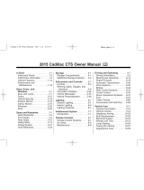 Cadillac CTS 2015 Owner's manual