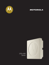 Motorola PHX-CPE25400 User manual