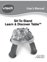 VTech Sit-to-Stand Learn & Discover Table User manual