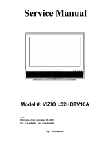 Vizio L32HDTV10A User manual