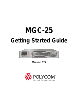 Polycom MGC-25 Getting Started Manual