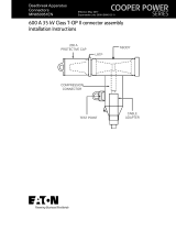Eaton 600 A 35 kV Class Insulated Standoff Bushing Installation Instructions Manual