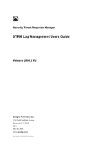 Juniper SECURITY THREAT RESPONSE MANAGER 2008.2 R2 - LOG MANAGEMENT ADMINISTRATION GUIDE REV 1 User manual