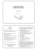 Digital Foci Battery Porter 8000 User manual