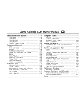 Cadillac 2005 XLR Owner's manual