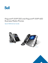 Polycom VVX 600 series Quick Reference Manual