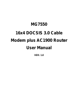 Motorola MG7550 User manual