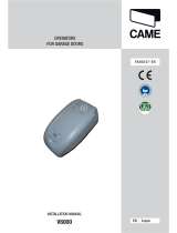 CAME v6000 Installation guide