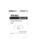 TEAC SR-L110i Owner's manual