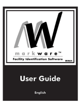 Brady markware User manual