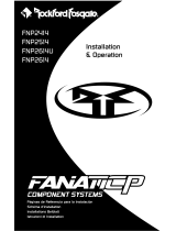Rockford Fosgate FNP2614U User manual