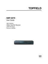 Topfield SBP-2070 User manual