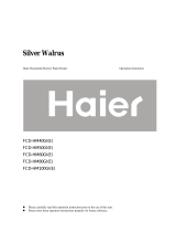 Haier Silver Walrus FCD-HM40GI(E) Operation Instruction Manual