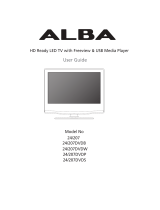 Alba 24/207DVDW User manual