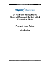 Tyco Electronics 24 Port SNMP User manual