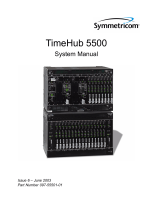 Symmetricom TimeHub 5500 System Manual