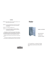 Haier HBF165W Operating instructions