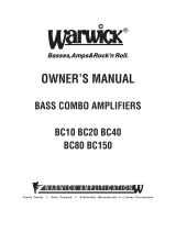 Warwick BC150 Owner's manual