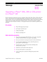 Tektronix Phaser 240 User manual