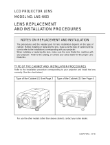 Sanyo LNS LNS-W03 User manual