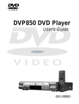 Go-Video DVP850 User manual