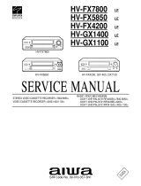 Aiwa HV-GX1100 - SERVICE User manual