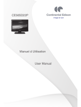 CONTINENTAL EDISON CE56SD22P User manual