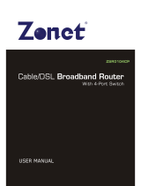 Zonet ZSR0104CP User manual