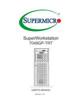 Supermicro SuperWorkstation 7049GP-TRT User manual