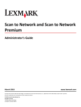 Lexmark Scan to Network Administrator's Manual