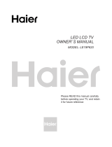 Haier LE19P620 Owner's manual