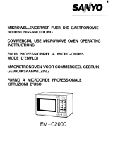 Sanyo EM-C2000 Operating Instructions Manual