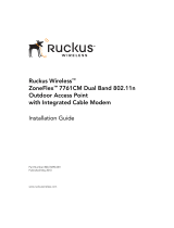 Ruckus Wireless ZoneFlex 7761-CM Installation guide