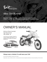Baja 49CC DIRT RUNNER Owner's manual