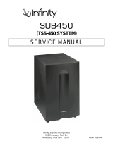 Infinity SUB450 User manual