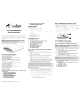 Ruckus Wireless ZoneFlex R710 Quick Setup Manual