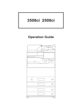 Utax 2508ci Operating instructions